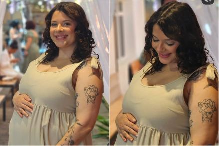 Larissa Pompermayer teve sua primeira filha; ela morreu em um hospital de Cuiab