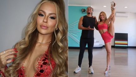 Bia Michelle surpreendeu ao mostrar movimento de bal em aula de samba 