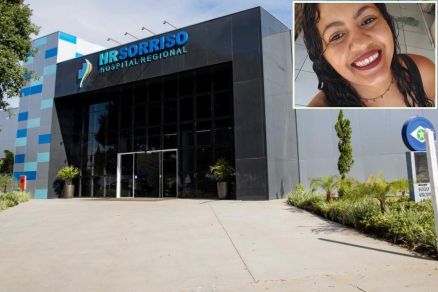 Mrcia Rocha (no detalhe) estava internada no Hospital Regional de Sorriso