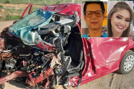 Jos dos Santos Nascimento e Mrcia dos Santos Nascimento Cordeiro (detalhe) esto entre os mortos em acidente