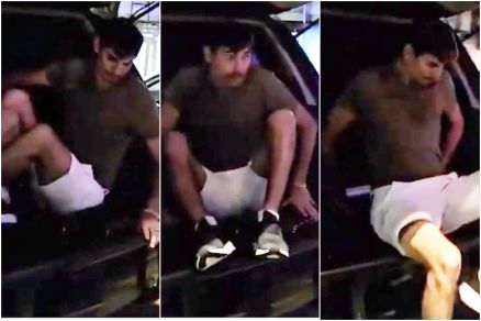 Leandro Zavodini  escoltado por agentes aps ser preso em hotel de So Paulo