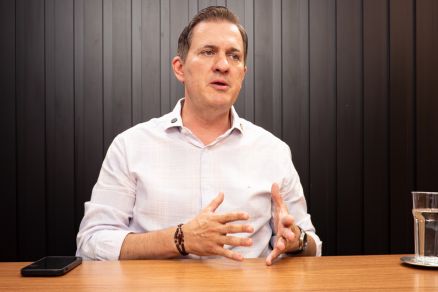 O secretrio de estado de Segurana Pblica, Coronel Csar Roveri