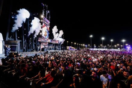 Pblico presente no show do sertanejo que ocorreu na quinta-feira