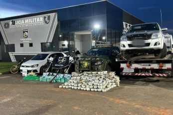 Gefron apreende 376 kg de drogas e causa prejuzo de R$5 mi ao crime