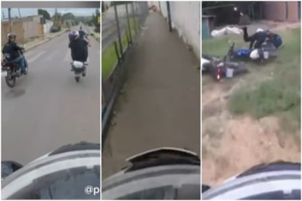 Imagens da cmera corporal mostram perseguio de PM 