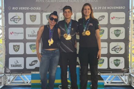 Atletas mato-grossenses conquistam pdio em campeonato nacional de tiro 