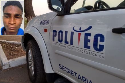 Peritos da Politec trabalham no local para coletar vestgios do ataque a tiros