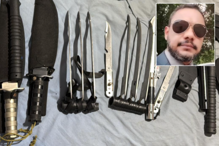 Rodrigo da Costa Ribeiro mantinha um arsenal de armas brancas em seu apartamento de luxo 