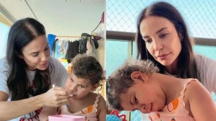 F vira amiga de Ivete Sangalo aps divulgar histria da filha com sndrome rara