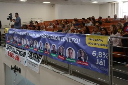 Servidores ocuparam galeria da AL pedindo por aumento 