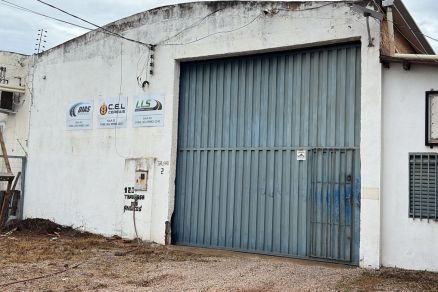 Fachada da empresa SB Indstria e Comrcio de Cereais, alvo da Operao 