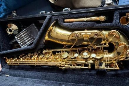 Saxofone  recuperado aps furto
