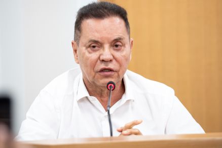 O deputado estadual Eduardo Botelho durante a audincia pblica sobre o Projeto de Lei Oramentria Anual 