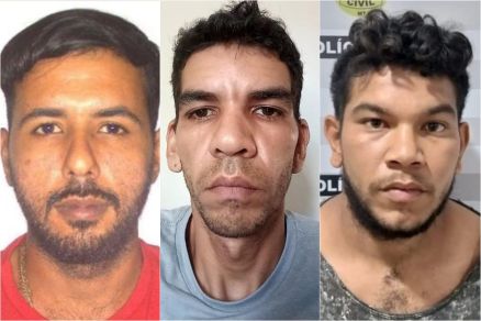 Rafael Galdino Mourato de Arajo, Robert Freitas da Silva e Ygor Silva Guimares so procurados pela Polcia Civil 