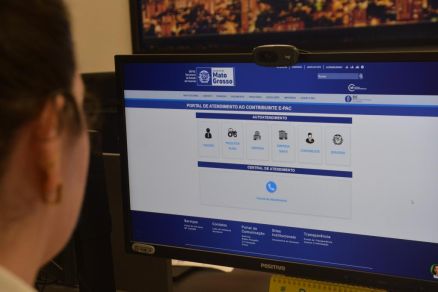 Portal de Atendimento ao Contribuinte disponvel no site da Sefaz MT 