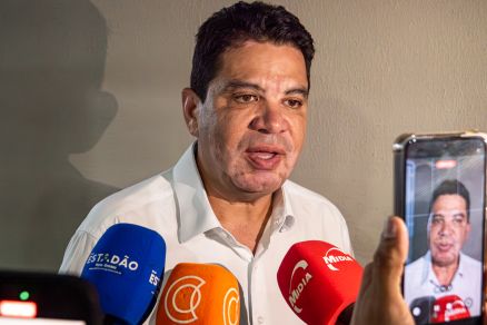 O senador Cidinho Santos, que apoia a candidatura de Otaviano Pivetta