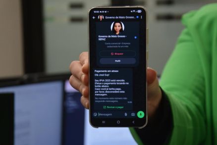 Notificaes foram encaminhadas via whatsapp pelo nmero oficial da Sefaz MT -