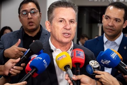 O governador Mauro Mendes contribuiu com informa��es ao STF sobre emendas parlamentares