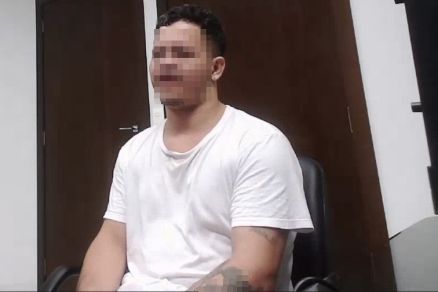 Imagem mostra detento durante den�ncia de plano contra juiz Marcos Faleiros