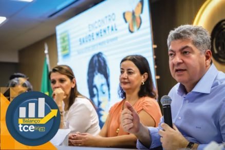 Presidente da COPSPAS, conselheiro Guilherme Antonio Maluf, na abertura do encontro �Sa�de Mental � Novo Olhar para Mato Grosso�