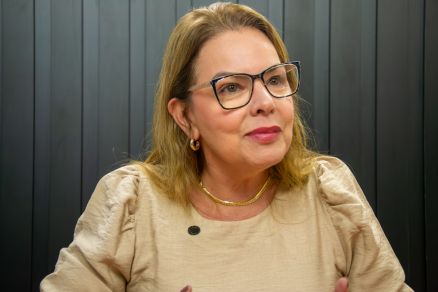 A presidente da C�mara de Cuiab�, Paula Calil, que descartou reelei��o na Mesa Diretora