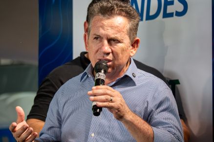 O governador, Mauro Mendes, disse que vir� a p�blico quando decis�o for tomada