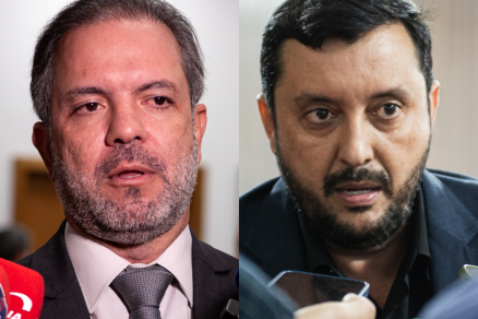 O deputado Paulo Ara�jo e o secret�rio Allan Kardec, que v�o estar juntos no PRD
