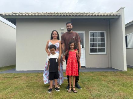 Andreia e Wanderson est�o prontos para mudar para casa pr�pria no Residencial Jardim dos Ip�s em Primavera do Leste