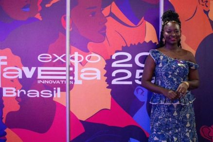 A empreendedora mato-grossense, Diela Nhaque, que venceu o �Expo Favela Brasil -