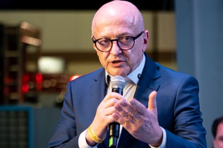 O vice-governador Otaviano Pivetta, que realizou palestra em evento em Balne�rio Cambori�