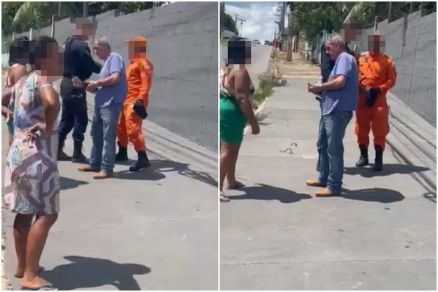 Ex-magistrado Evandro St�bile foi filmado com dificuldade de locomo��o ap�s o acidente