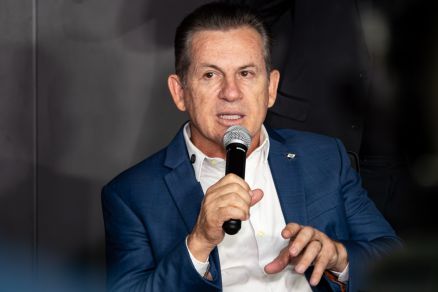 O governador Mauro Mendes, que pagou todas as emendas parlamentares de 2025