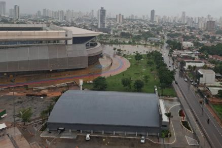 Segunda-feira foi marcada pelo registro de chuva na capital