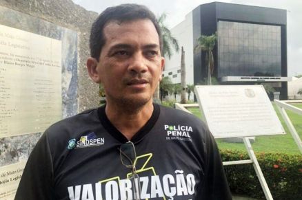 O presidente do Sindsppen-MT, Amaury Benedito Paix�o das Neves