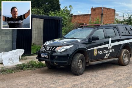 Resi�ncia que Jesus Campos (no detalhe) foi encontrado morto