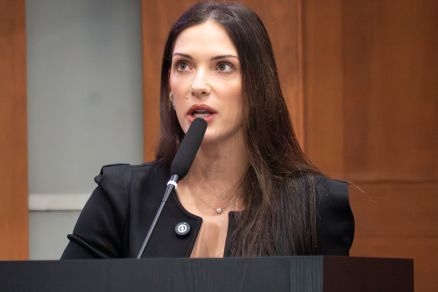 A deputada estadual Janaina Riva, que saiu em defesa dos servidores p�blicos do Estado