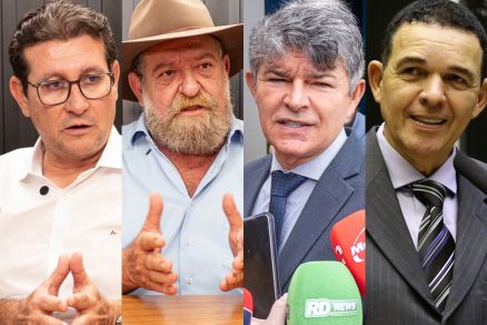 Os deputados Rodrigo da Zaeli, Nelson Barbudo, Jos� Medeiros e Juarez Costa: maiores gastos