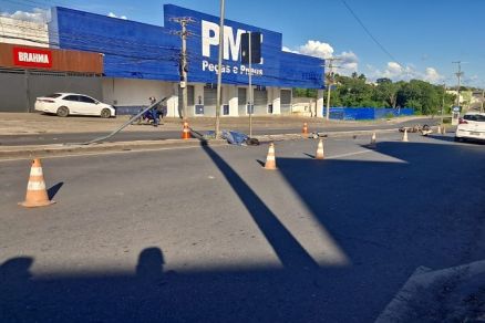 Motociclista morre em acidente na Avenida do Moinho, em Cuiab� 