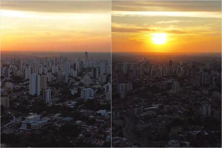 Vista de um dos pr�dios mais altos da regi�o do CPA, em Cuiab�