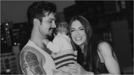 Jade Magalh�es celebra primeiro anivers�rio de Serena, sua filha com Luan Santana