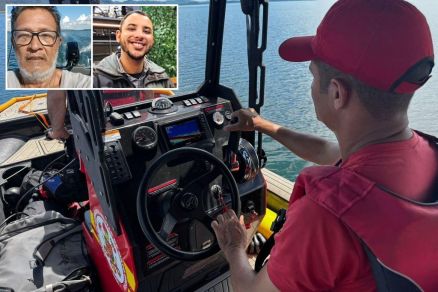 Corpo de Bombeiros continuam buscas por Vando Celso e Lucas Yerdliska  (no detalhe)