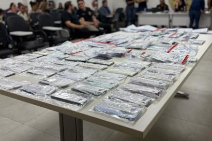 Aparelhos celulares recuperados