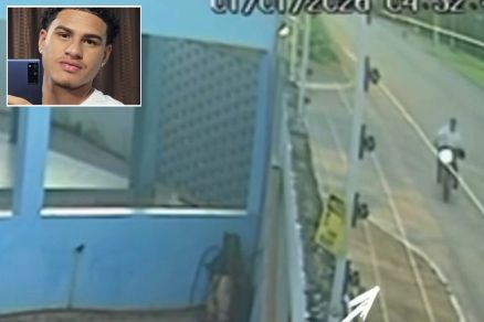 Marcos Santos ( no detalhe) perdeu o controle do ve�culo em acidente  