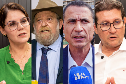 Os deputados Coronel Fernanda, Nelson Barbudo, Coronel Assis e Rodrigo da Zaeli