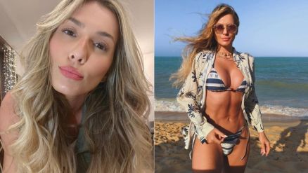 A apresentadora L�via Andrade, de 42 anos