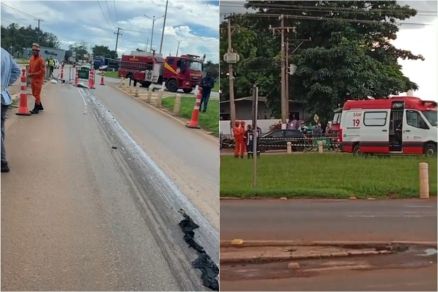 Ciclista morreu ap�s ser atropelada e arrastada por uma carreta nesta segunda-feira (5)