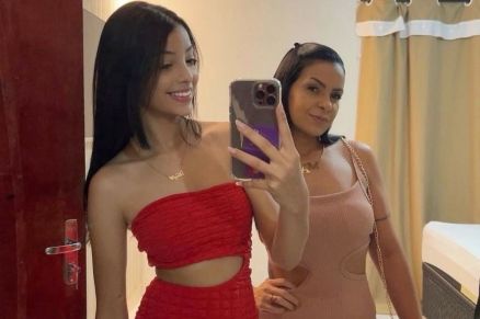 Mary e M�nica Arantes, filha e m�e que morreram em acidente de tr�nsito 