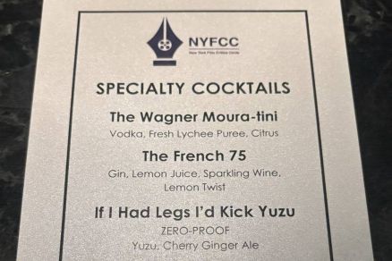 Drink batizado em homenagem a Wagner Moura � servido na noite de gala da premia��o