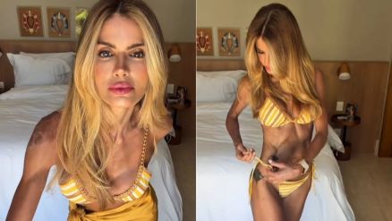 Carol Magalh�es rebateu cr�ticas por magreza em v�deo de biqu�ni 