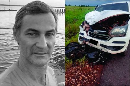 Douglas Reckziegel pilotava moto quando foi atropelado por caminhonete 